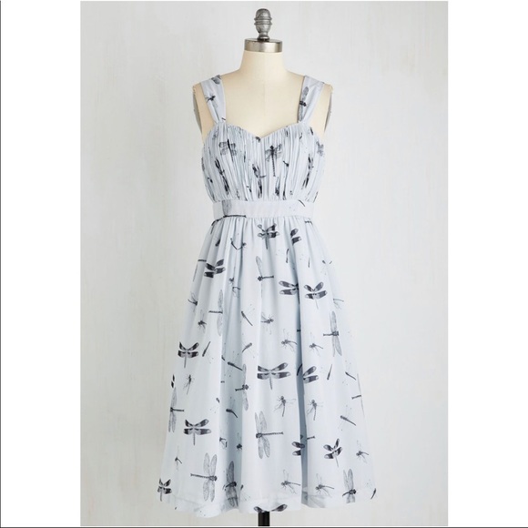 Dragonfly Away From Me Dress - Picture 1 of 4